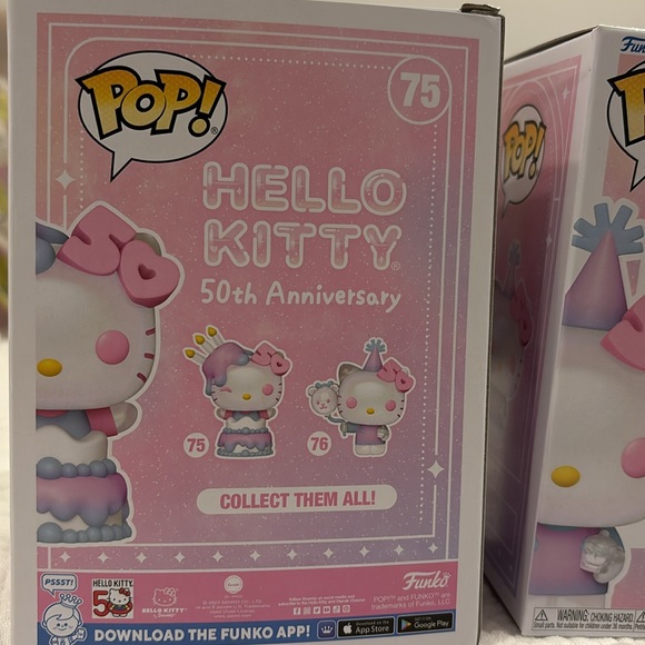 Funko Pop! #75 and #76 Hello Kitty 50th Anniversary Collection - Picture 6 of 6
